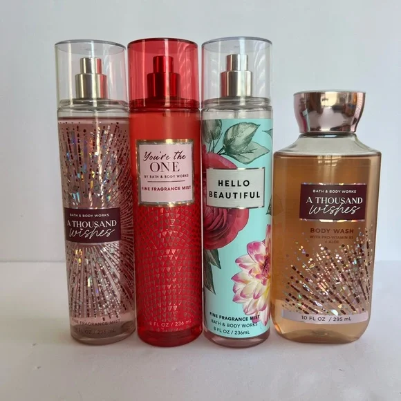 Bath & Body Works Mixed Lot (4) 1 Shower Gel, 3 Fragrance Mist, - Picture 10 of 10